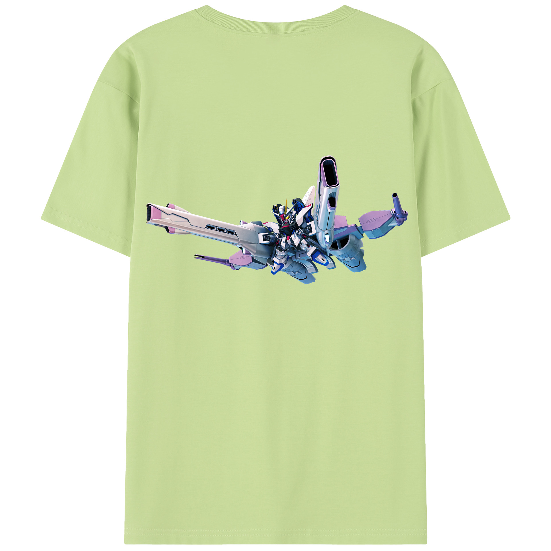 （画像用） 機動戦士ガンダム Mobile Suit Gundam 綿100％半袖Tシャツ（背面プリント）